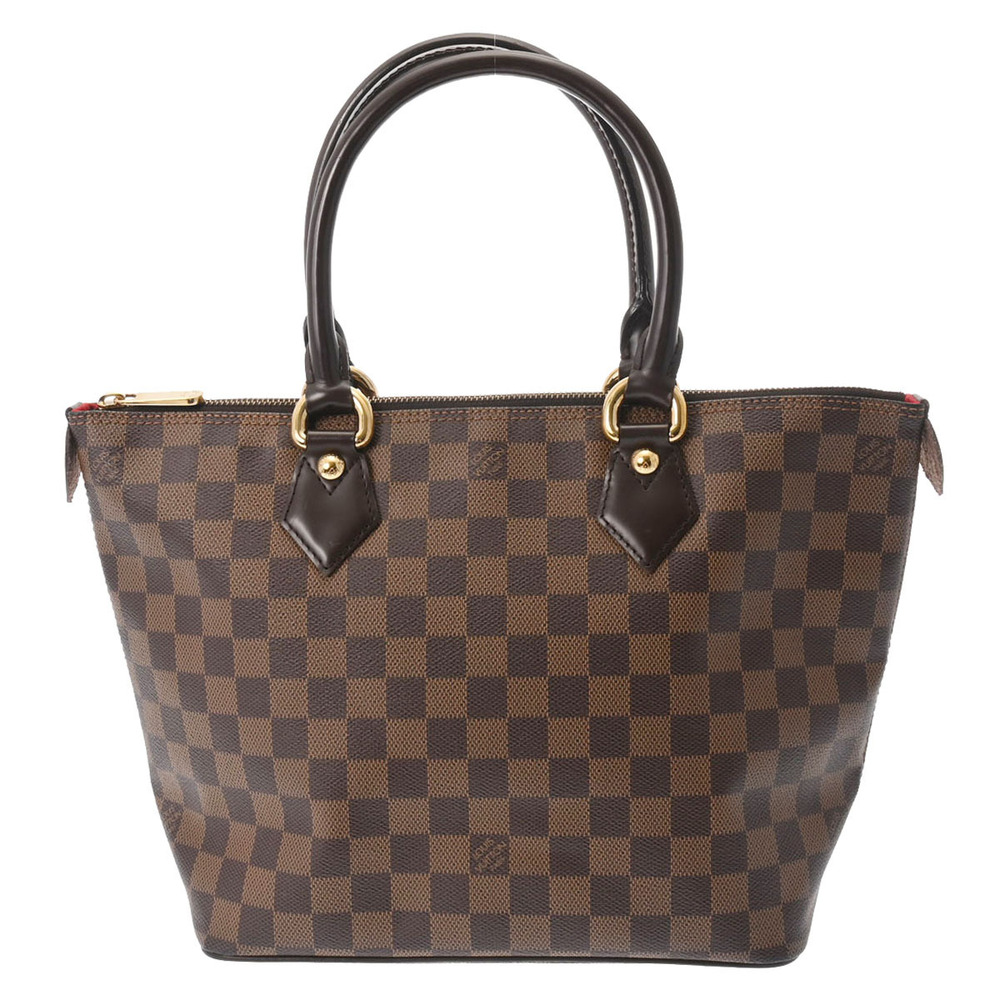 LOUIS VUITTON Damier Saleya Brown Canvas Handbag